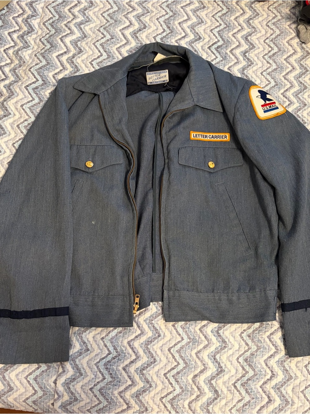Letter Carrier Blue Work Jacket - Picture 2 of 14